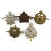 Image 1 : Estate Lot of Canadian Military Badges.  You will receive 5 different badges in this collection. 5pc