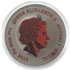 Image 2 : 2017 Tuvalu $1 Colourized Ruthenium Marvel Spiderman 1oz Fine Silver Coin (Tax Exempt) Coin comes in