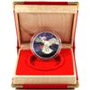 Image 1 : 2014 Canada $5 Colourized Sunset 1oz Fine Silver Peregrine Falcon (Tax Exempt) Coin comes encapsulat
