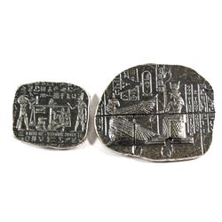 Egyptian 1oz & 3 oz Fine Silver Bars (Tax Exempt) You will receive the 1oz Egypt bar, and the 3oz Eg