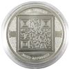 Image 2 : Bitcoin Value Conversion 1oz Gilt Fine Silver Round (Tax Exempt) Coin comes in a protective capsule.