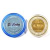 Image 2 : Pair of Las Vegas Limited Edition Fine Silver Gaming Tokens (Tax Exempt) You will receive an El Cart