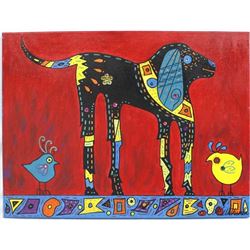 Original Acrylic Painting by Kathy Kills Thunder