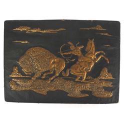 Vintage 1950s Repousse' Copper Picture