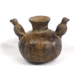 Pre Columbian Pottery Bird Jar