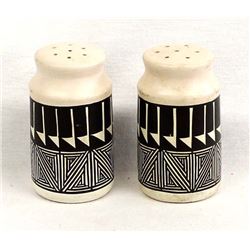 Acoma Hand Painted Ceramic Pottery Shakers