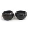Image 1 : 2 Santa Clara Matte on Black Pottery Bowls