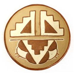 Historic San Juan Pottery Shallow Bowl, T Montoya