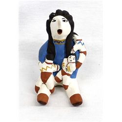 Native American Pottery Storyteller by Barraza