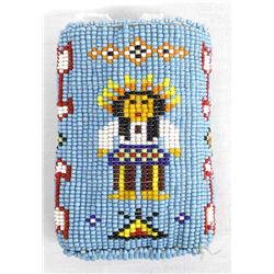 Vintage Native American Beaded Cigarette Case