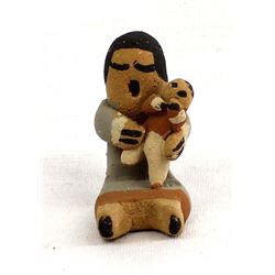 Jemez Pueblo Pottery Miniature Storyteller