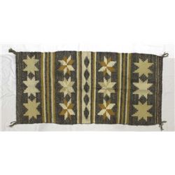 Native American Navajo 8 Pointed Star Wool Rug