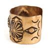 Image 2 : Navajo Copper Repousse' Cuff Bracelet