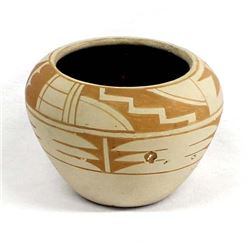 Tesuque Pueblo Pottery Bowl by Dominguita Abeita