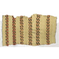 Antique Native American Navajo Wool Lap Blanket
