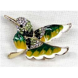Hummingbird Brooch