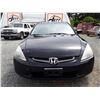 Image 2 : A7 --  2003 HONDA ACCORD LX , Black , 304238  KM's