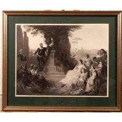 Engraving by PIERRE COTTIN, After Eduard Ender #893077