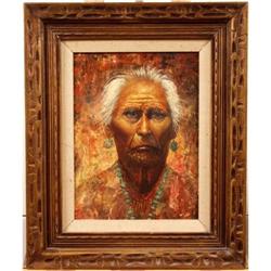 Portrait #2-Native American  Indian, Hal Kettle #893078