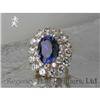 Image 1 : RHJ Synthetic Sapphire & Cubic Zirconium Ring #893084