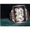 Image 1 : Vintage-Estate14K GOLD RING-Blk ONYX & DIAMONDS #893107