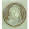 Image 1 :  Natural Shell German Portrait Cameo Signed #893179
