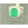 Image 1 : BARGAIN 2.6ct MUZO Emerald 18k Filigree White #893266