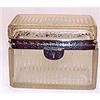 Image 1 : Sterling silver banded crystal box #893291