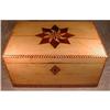 Image 1 : JEWELRY Box Mahogany Tulip Wood ANTIQUE #893396