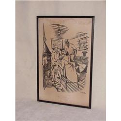 Albert Potter Lithograph  #893578
