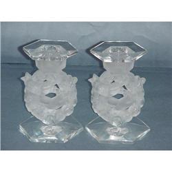 Lalique Canclesticks SKU 5662 #893588