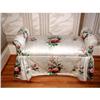 Image 1 : Mahogany Skirted Bench C.1900 #906095