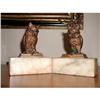 Image 1 : Marble Brass Bookends C.1900 #906145
