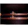 Image 1 : French Walnut Cornice Bed Canopy Set #906195
