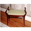 Image 1 : Mahogany Vanity Bench Stool #906210