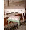 Image 1 : Cottage Vanity With Stool C.1901 #906224