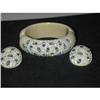Image 1 :  Celluloid cuff bracelet by Weiss #906348