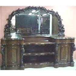 ANTIQUE  MAHOGANY SIDEBOARD SERVER #906435