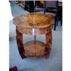 Image 1 : ART DECO BURLED WOOD SIDE TABLE #906448