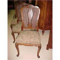 SET OF EIGHT DINING CHAIRS  #906452