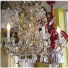 Image 1 : Crystal  Chandelier With Crystal Flowers #906484