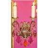 Image 1 : Antique Dore' Bronze & Cut Crystal Sconces #906547