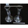 Image 1 : Pewter Candle Holder Set #906615