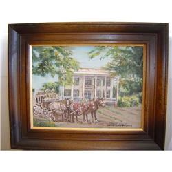 painting " stage coach in lebanon " Louisiana #915169