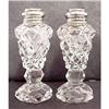 Image 1 : Early 1900's CUT GLASS SALT & PEPPER #915264