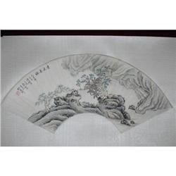 20th Century Chinese Fan Painting #915322