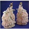 Image 1 : 2 Lace Porcelain Lady Figurines #915340