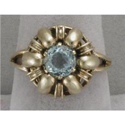 60's aquamarine ring #915363