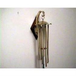 Brass & Oak Art Nouveau Wind Chime #915428