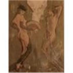 Chimot Lithograph of two ladies #915461